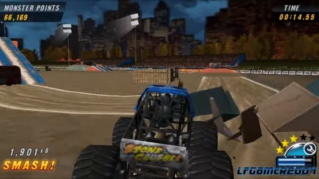 (#13) Monster Jam: Urban Assault - PSP Gameplay [HD] смотреть онлайн