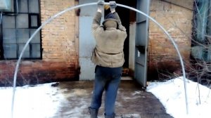Обзор оцинкованной дуги от теплицы из профиля 25х25