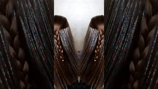 Наращивание блестящих термо волос смотреть онлайн