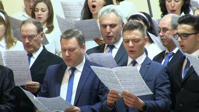 "Чудесная звезда"- объединённый хор. 25.12.2018г. смотреть онлайн