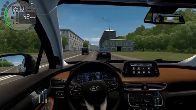 City Car Driving - Hyundai Santa Fé 2.0T | Driving Normal смотреть онлайн