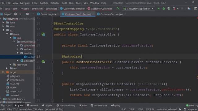 Customer Management System Rest API with Spring Boot+Spring Data JPA + Hibernate + MYSQL Part #2 смотреть онлайн