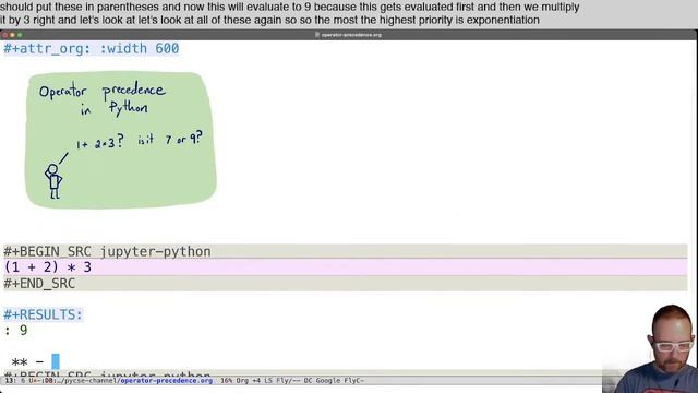 pycse - arithmetic and operator precedence in #Python смотреть онлайн