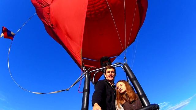 Полет На Воздушном Шаре | Подарок Любимой На День Рождения | Чуть Не Сорвалась Камера Вниз смотреть онлайн