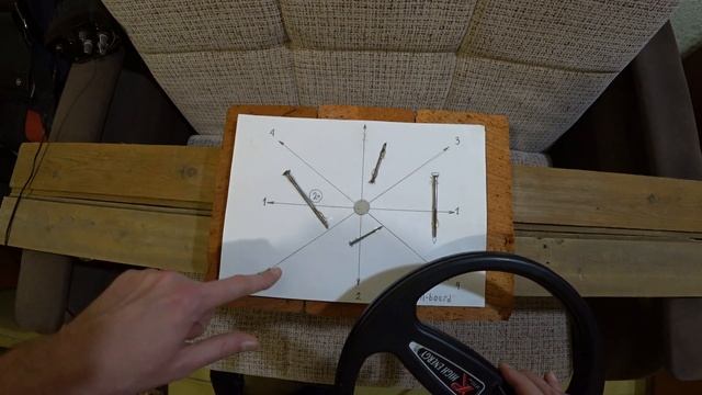 XP Gold Maxx Power тест Nail Board