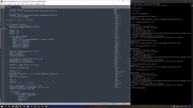 AI Learns HOW To Play FLAPPY BIRD Using NEAT - Python смотреть онлайн