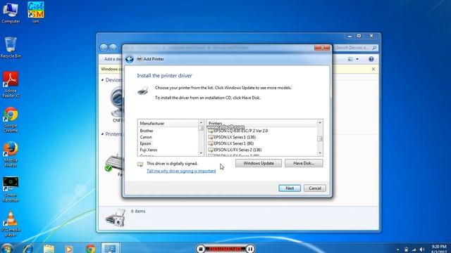How To Install Dot Matrix Printer Drivers In Windows 7 Or Windows Higher Version смотреть онлайн
