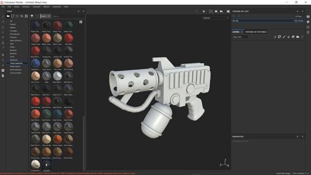 Мини-огнемёт (Blender,Substance Painter) . Часть X . (все части на Boosty) смотреть онлайн