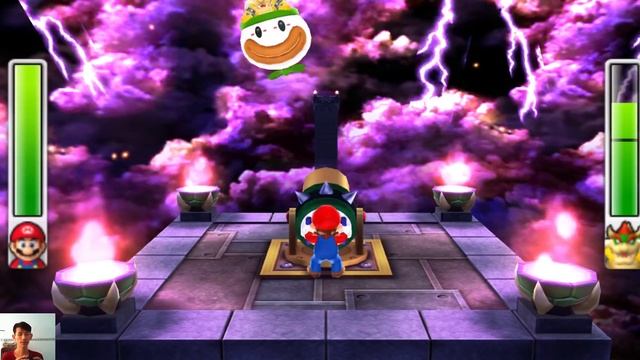 Mario Party Island Tour - Minigames - Mario vs Bowser Jr vs Yoshi vs Toad (Master Cpu) смотреть онлайн