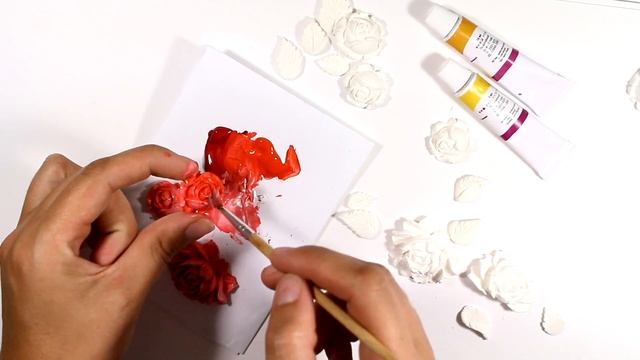 Мастер-класс: Декор рамки с цветами из полимерной глины FIMO/polymer clay tutorial смотреть онлайн