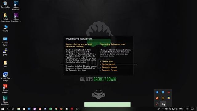 Rainmeter - Computer Name , IP Adress Information Utility