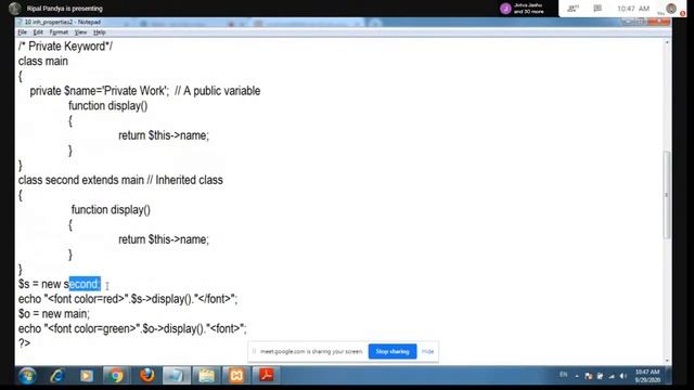 WORDPRESS | LIVE LECTURE | 29 - 09 - 2020 | Class, Property, Visibility, Auto loading Classes | смотреть онлайн