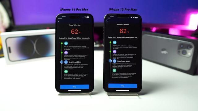 ?iPhone 14 Pro Max vs iPhone 13 Pro Max AnTuTu Benchmark Test! смотреть онлайн