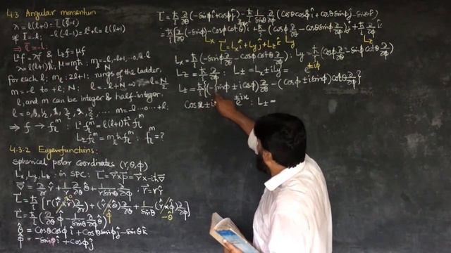 L33.2 Eigenvalues and eigenfunctions of the angular momentum operator смотреть онлайн