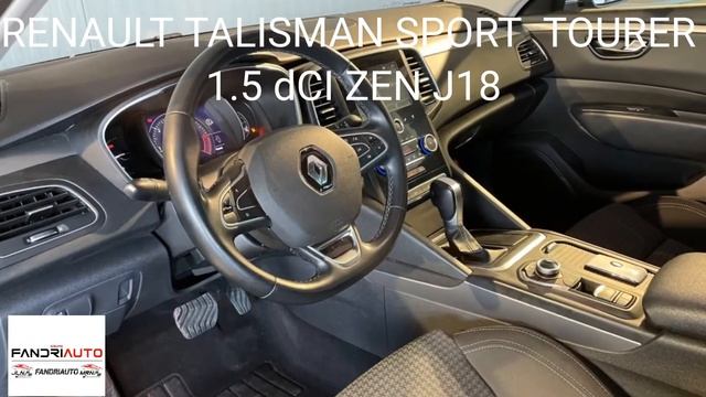 RENAULT TALISMAN SPORT TOURER 1.5dCI ZEN J18-@grupofandriauto смотреть онлайн
