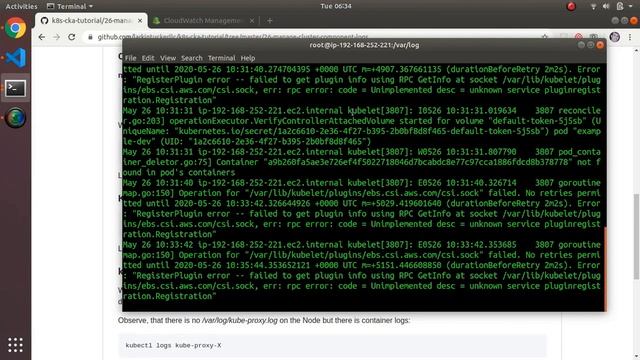 Kubernetes Logging | Setting Up Logging, Monitoring, manage Kubernetes cluster components logs смотреть онлайн