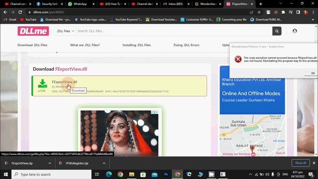 The code execution cannot proceed because ffwsregister.dll was not found | Fix Dll Issue 100% смотреть онлайн