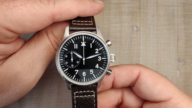 Escapement Time Pilots Chronograph - Full Review смотреть онлайн