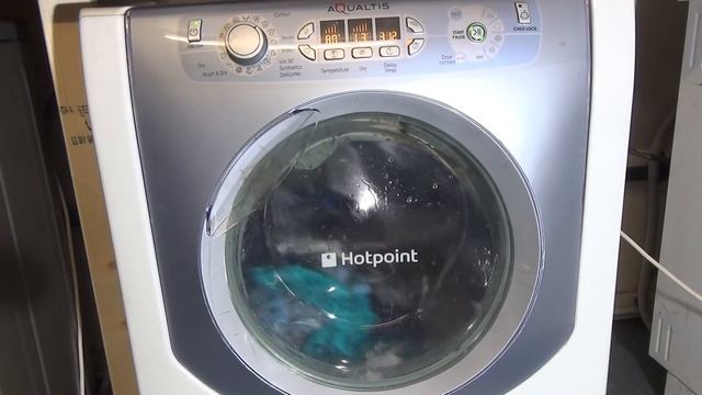 Review and Demonstration of Hotpoint Aqualtis Washer dryer AQM8F49U 8kg wash 6kg dry смотреть онлайн