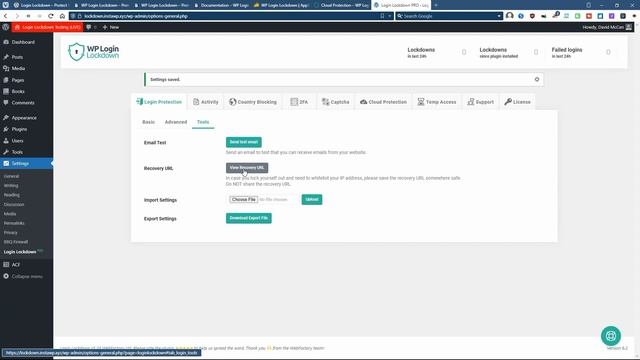 Walk-through of the Login Lockdown Pro Security Plugin смотреть онлайн
