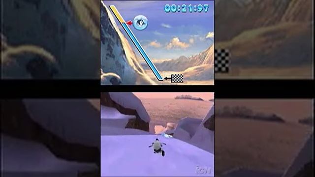 Happy Feet Nintendo DS Gameplay - Sliding смотреть онлайн