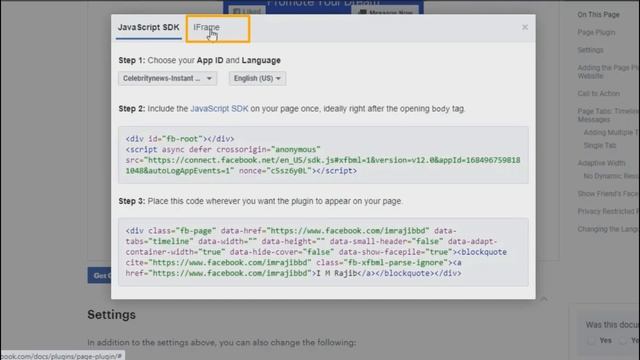 Facebook Page Plugin - How to Add Facebook Page Timeline on Your Website смотреть онлайн