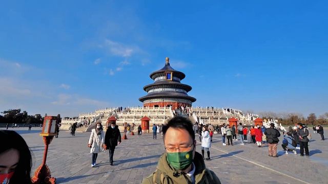Beijing Temple of Heaven Walking Tour - One of the World Heritage Sites in China |4K смотреть онлайн