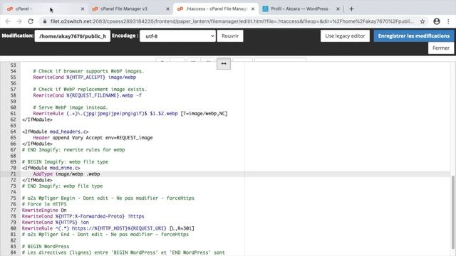 Tutoriel WordPress (5.5) : Optimiser le fichier .htaccess смотреть онлайн