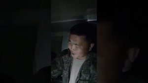 Боец из Бурятии исполняет песню «Синяя Вечность»