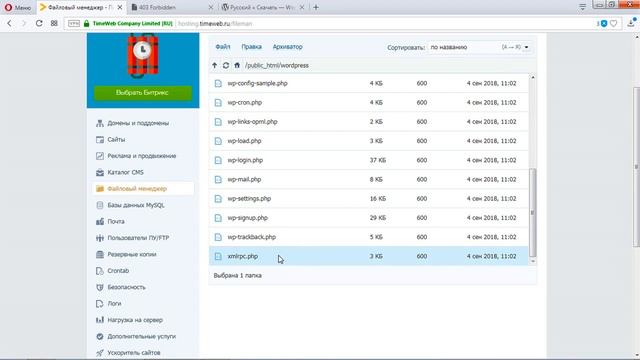 Установка Wordpress На Хостинг Timeweb смотреть онлайн