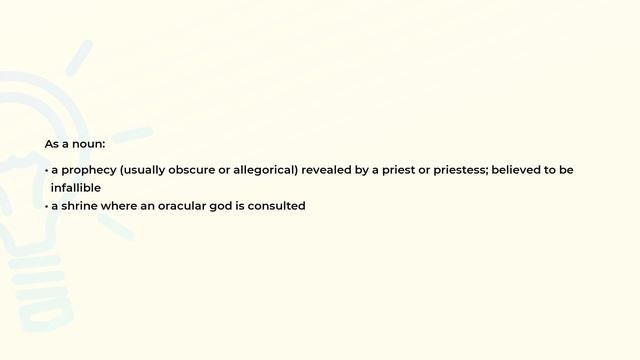 What is the meaning of the word ORACLE? смотреть онлайн