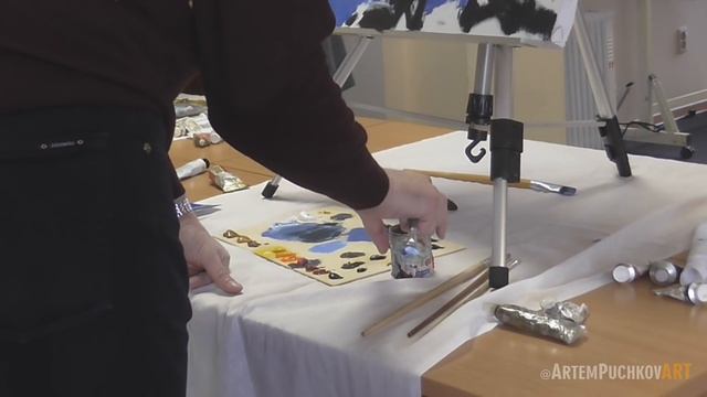 Художник Артём Пучков. Мастер-класс 