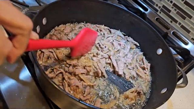 Корейский салат из  листьев перца. Ну очень вкусно! Korean Recipes Dried Pepper Leaves Salad.