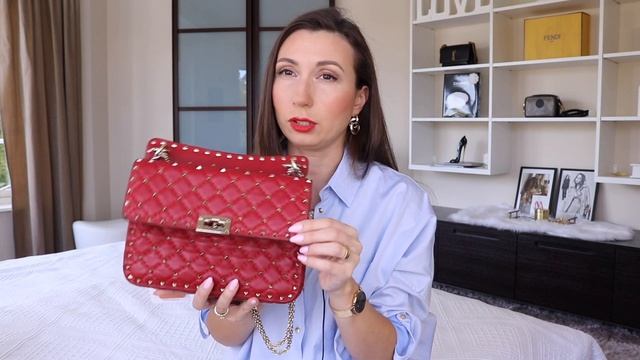 VALENTINO ROCKSTUD SPIKE / МОЯ НОВАЯ СУМКА? РАСПАКОВКА И ОБЗОР смотреть онлайн