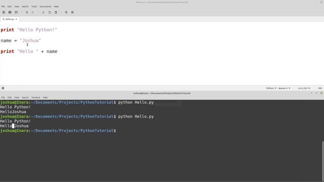 Python Programming 001 - Print and Variables смотреть онлайн