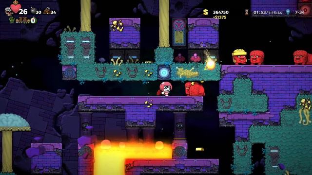 Spelunky 2 - Save the Dogs 7-99 Run! (Canis Minor, 21 Montys Saved) смотреть онлайн