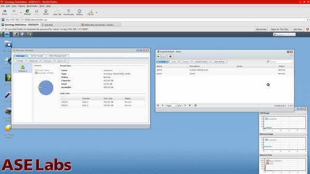 ASE Labs: Synology DS211 Network Application Server (Part 1) смотреть онлайн