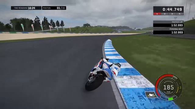 Game MotoGP 17 Moto 2 лучший круг трек Мотеги смотреть онлайн