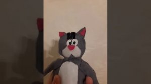 Котёнок с улицы Лизюкова из фетра с диктофоном