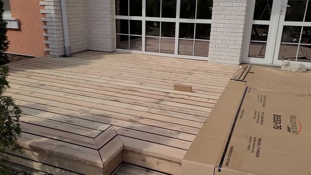 Терраса готова к покраске! Нужен Ваш совет. смотреть онлайн