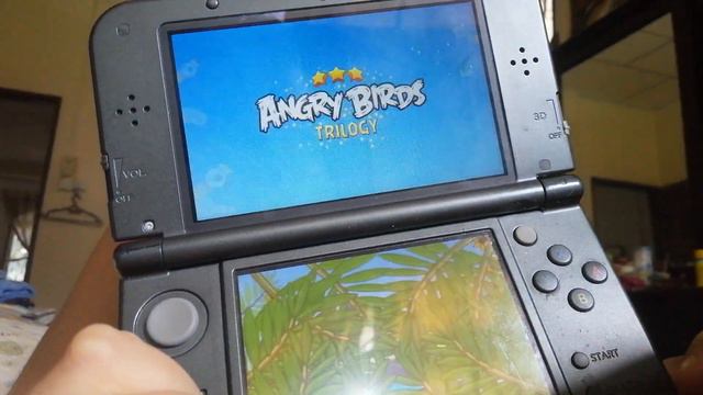 My first played on Angry birds 3ds :D смотреть онлайн