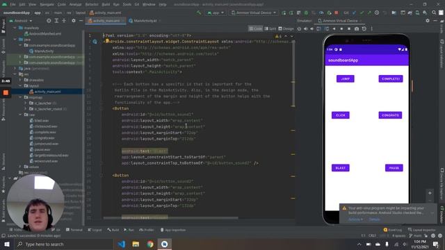 Soundboard App in Android Studio Ammon Wilson смотреть онлайн