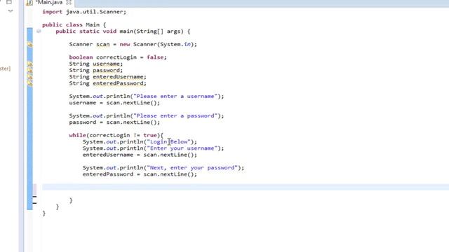 Beginner Java - Simple Login Program - Lesson 7 смотреть онлайн