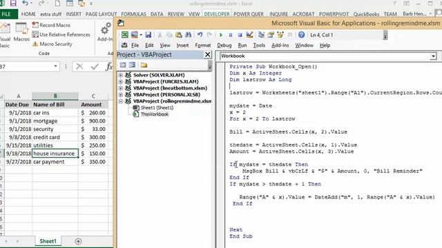 How to create dates that change automatically when they expire with VBA смотреть онлайн