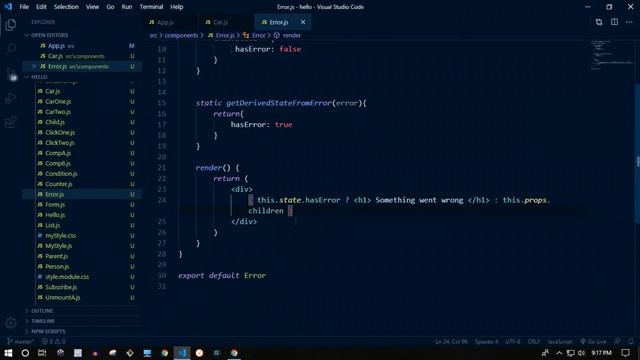 23. Life cycle method || Error Handling phase || React JS || Bangla Tutorial смотреть онлайн