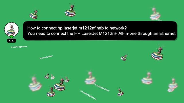 [SOLVED] HOW TO CONNECT HP LASERJET M1212NF MFP TO NETWORK? смотреть онлайн