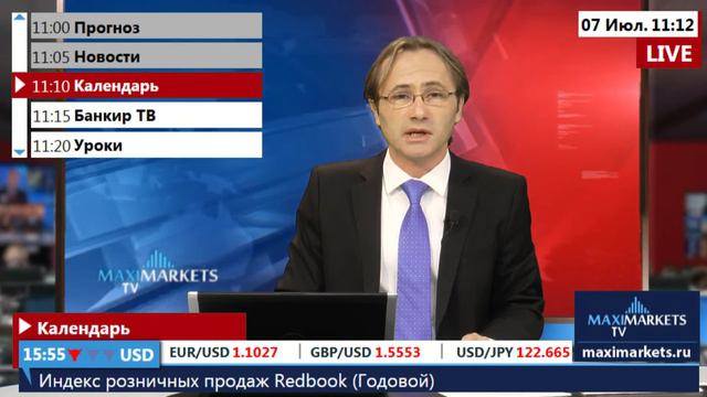 07.07.15 (11:00 MSK) - Календарь рынка Форекс. MaxiMarkets форекс ТВ. смотреть онлайн