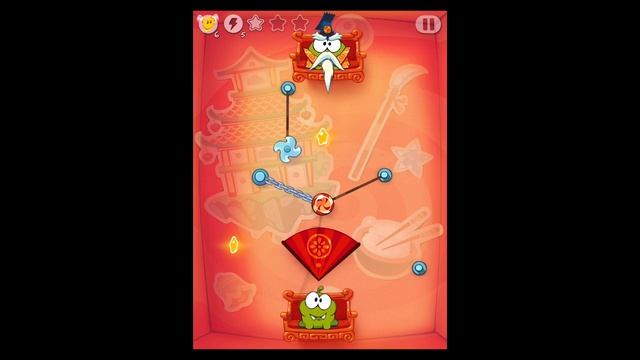 Cut the Rope: Time Travel Level 9: Asian Dynasty 3 Stars Walkthrough смотреть онлайн