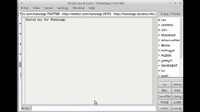 Hakology - IRC Encryption - using fishlim смотреть онлайн