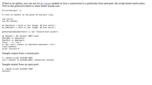 Unix & Linux: What are the alternatives for checking open ports, besides telnet? (8 Solutions!!) смотреть онлайн